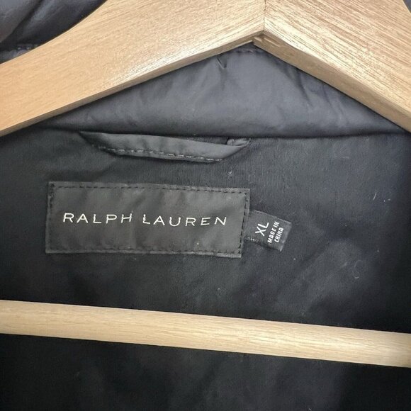 Ralph Lauren Black Label Men’s Quilted Nylon Double Breasted Biker Jacket XL - Picture 7 of 16
